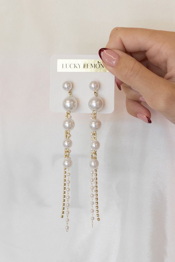 Lucky Lemon - Øreringe - Leonora Studs - Guldfarvet