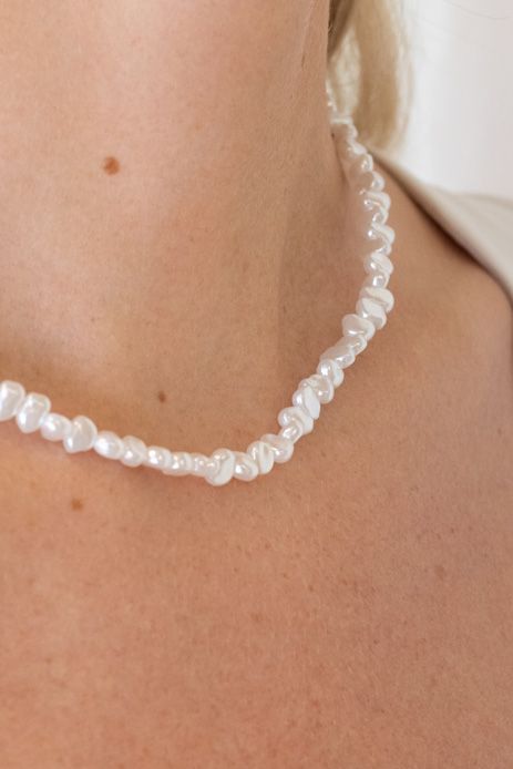 Lucky Lemon - Halskæde - Ines Pearl Necklace - Pearl 