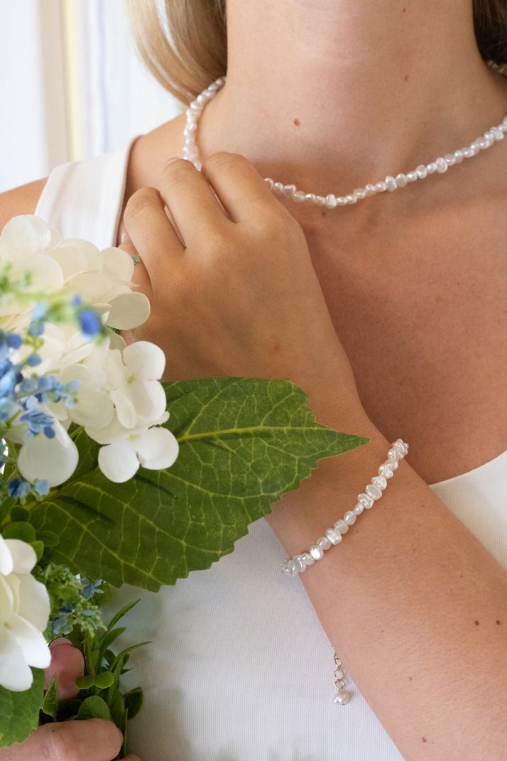 Lucky Lemon - Halskæde - Ines Pearl Necklace - Pearl 