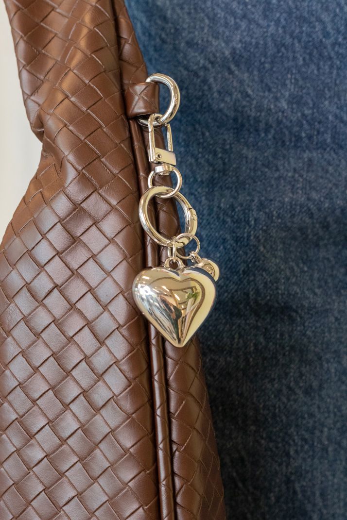 Lucky Lemon - Vedhæng - Nikki Heart Keyhanger - Pearl