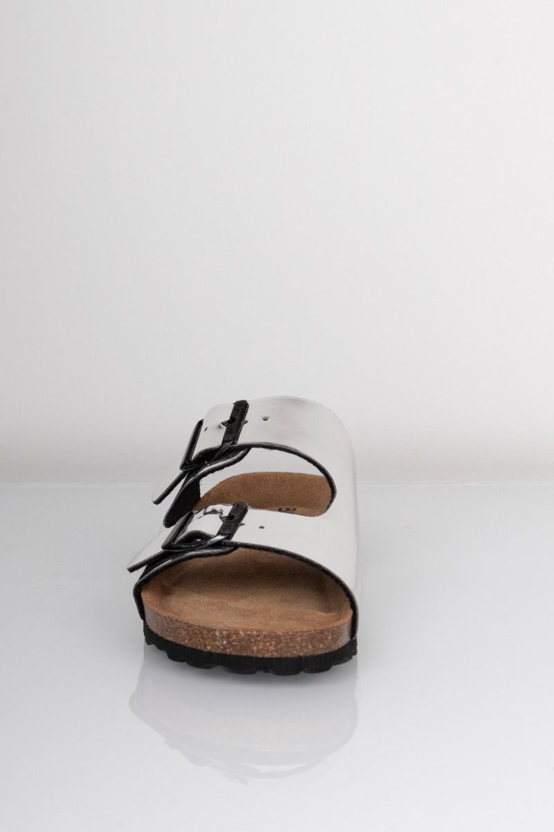 Lykke by Lykke - Sandaler - Happy - Bio-sandal - Silver Metallic 