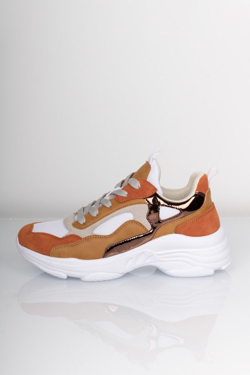 Lykke by Lykke – Sneakers – Josephine Chunky Sneaks – Copper/Earth Color