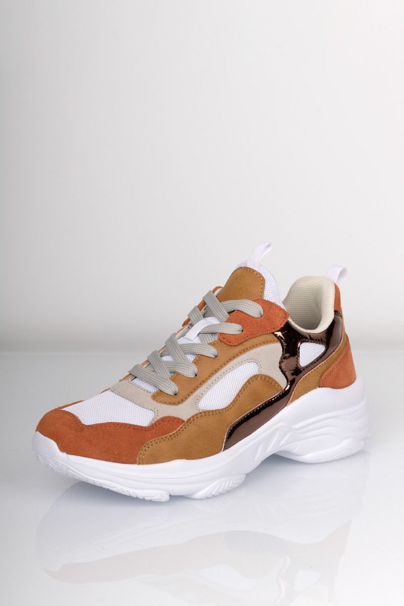Lykke by Lykke – Sneakers – Josephine Chunky Sneaks – Copper/Earth Color
