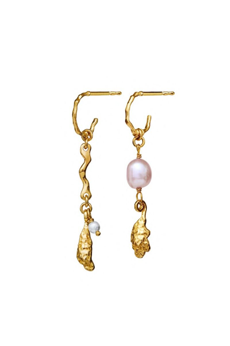 Maanesten - Øreringe - Lyric Earrings - Guld