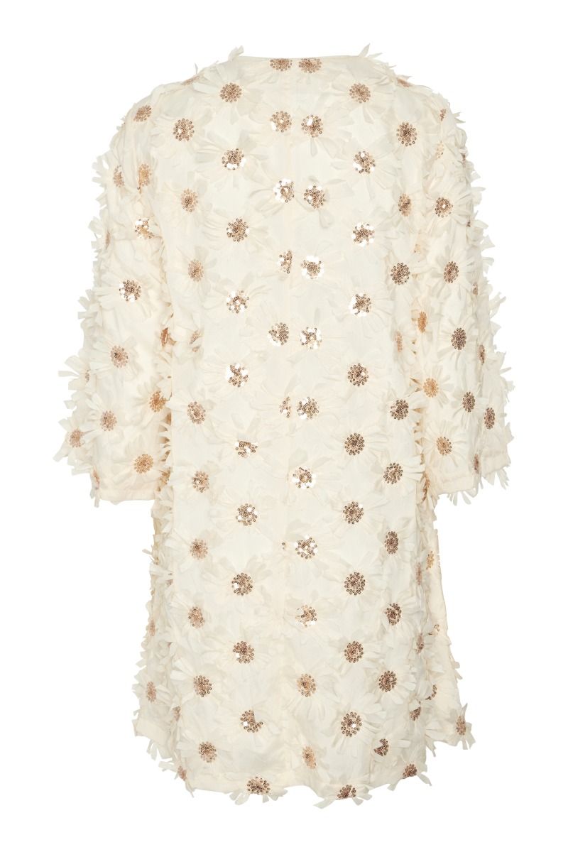 Y.A.S - Kjole - Yas Abelone 3/4 Dress - Sheer Bliss