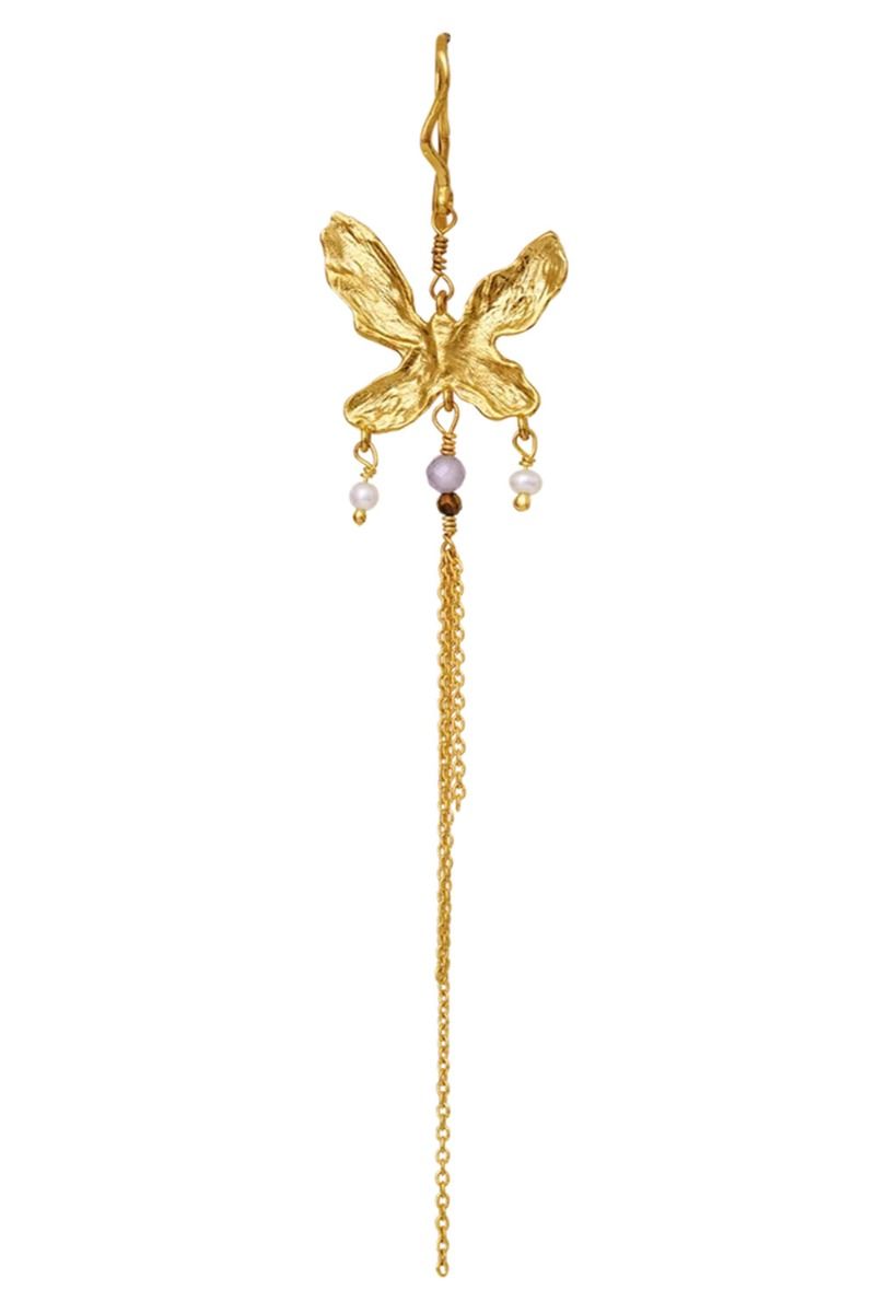 Maanesten - Øreringe - Uira Single Earring - Guld