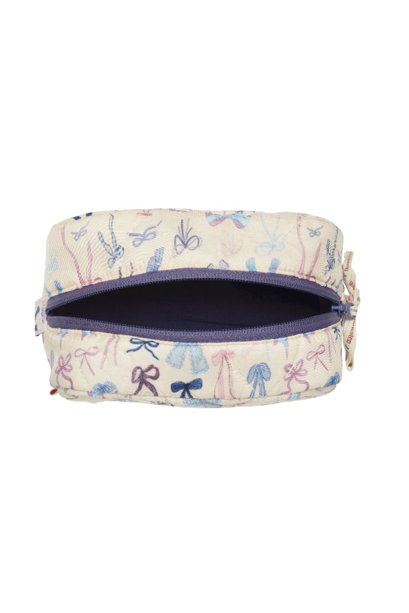 Maanesten - Toilettaske - Stardust Bag Cute Bows - Råhvid