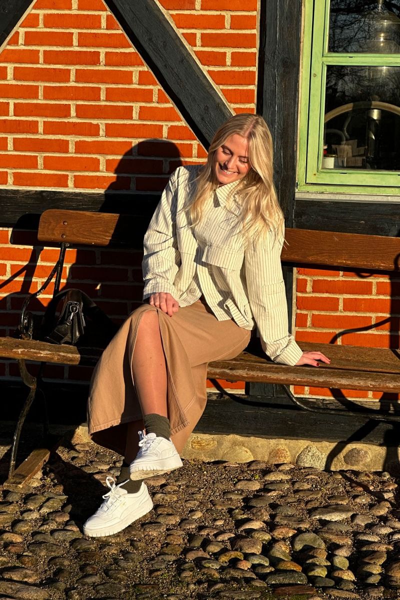 Mads Nørgaard - Jakke - Field Pin Soleil Jacket - Whitecap Gray