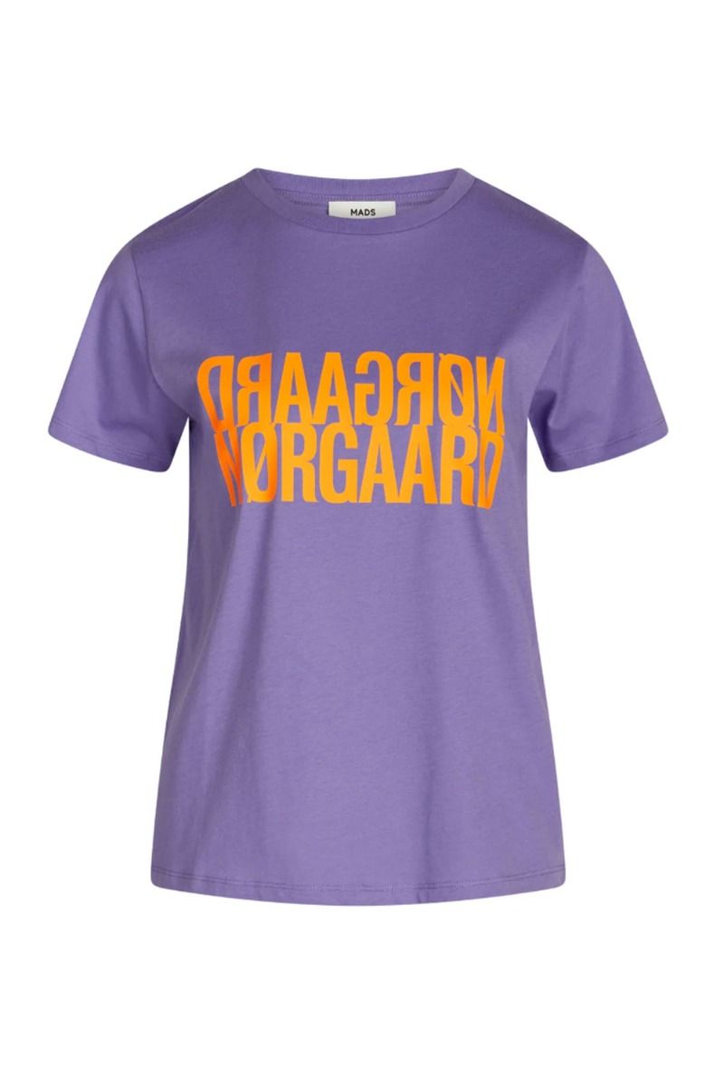 Mads Nørgaard - T-shirt - Single Organic Trenda P Tee - Paisley Purple