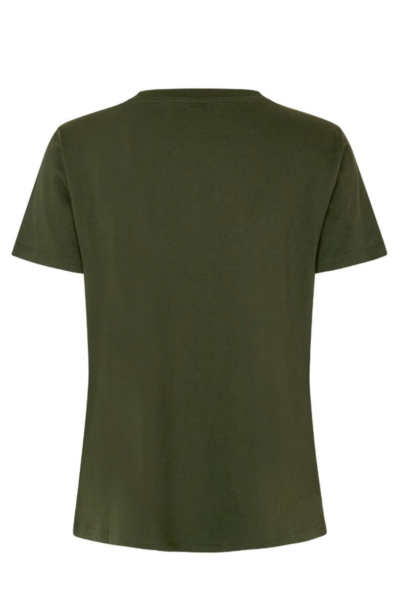 Mads Nørgaard - T-shirt - Single Organic Trenda P Tee - Rosin