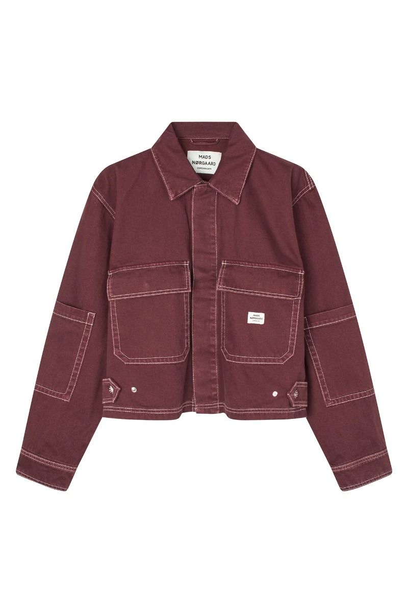 Mads Nørgaard - Jakke - Soil Denim Soleil Jacket - Sassafras