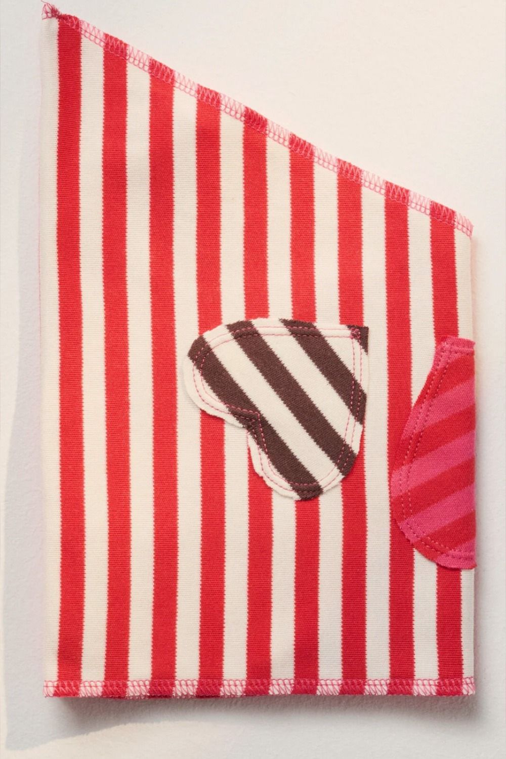 Mads Nørgaard - Tørklæde - Caro scarf - Stripe Red/White