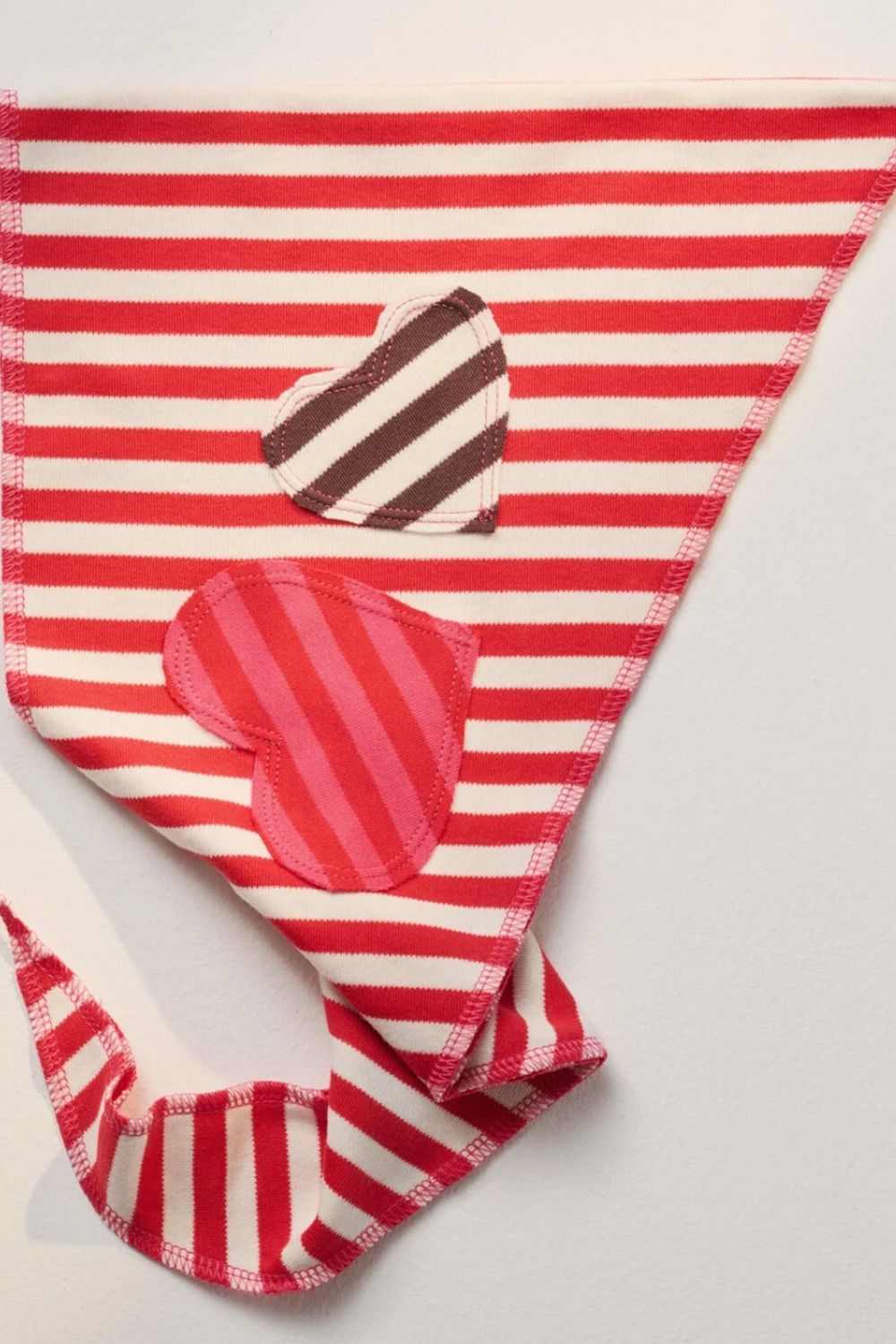 Mads Nørgaard - Tørklæde - Caro scarf - Stripe Red/White