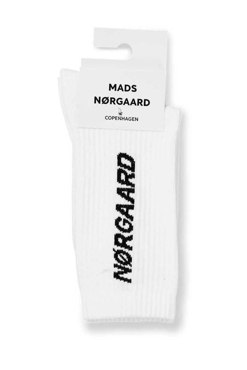 Mads Nørgaard - Strømper - Tennis Classic Sock - White (Levering midt april)