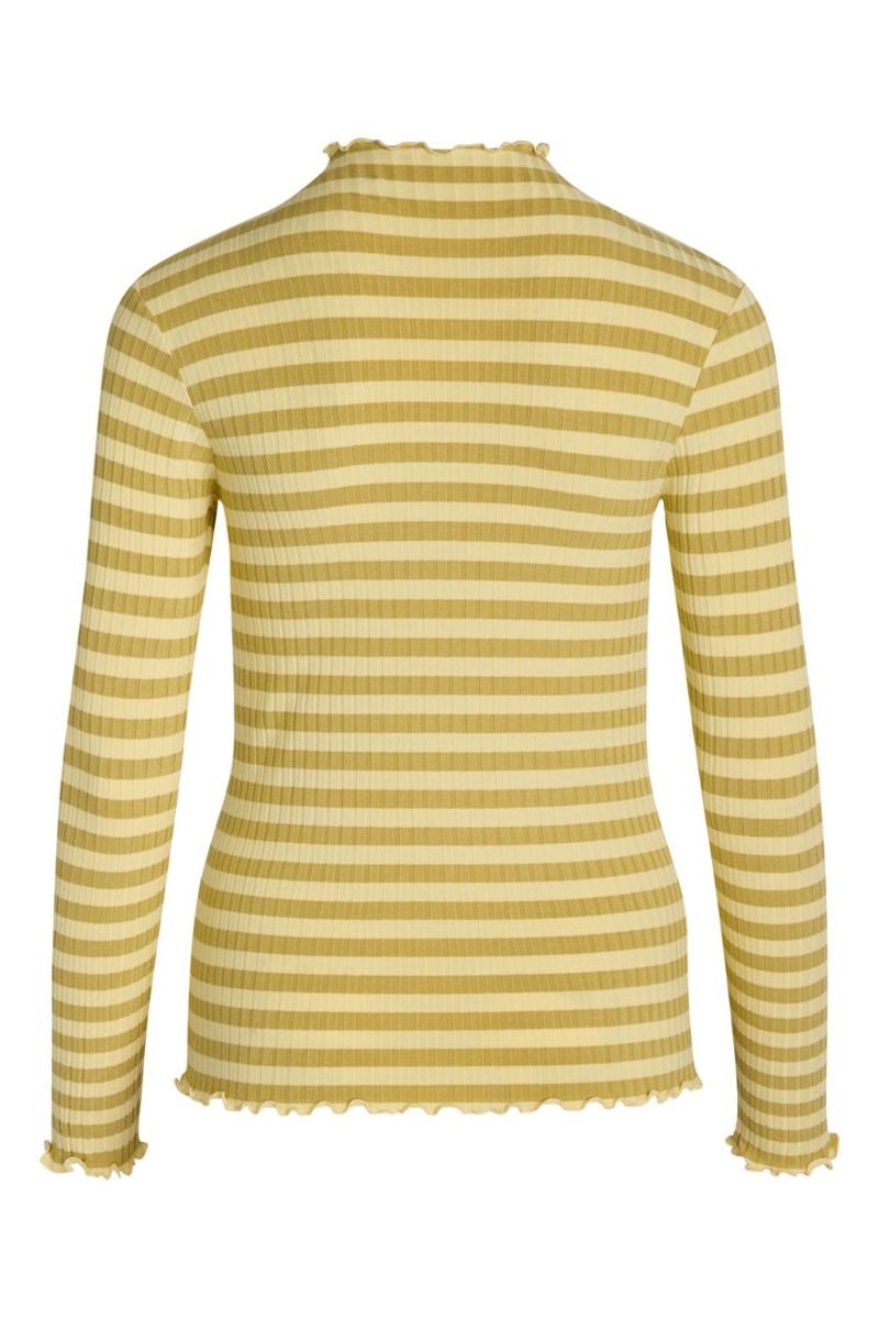 Mads Nørgaard - Bluse - 5x5 Stripe Trutte Tee 5X5 - Stripe/Southern Moss