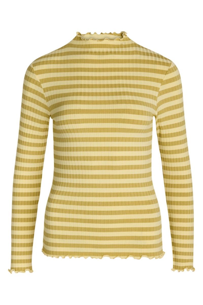 Mads Nørgaard - Bluse - 5x5 Stripe Trutte Tee 5X5 - Stripe/Southern Moss