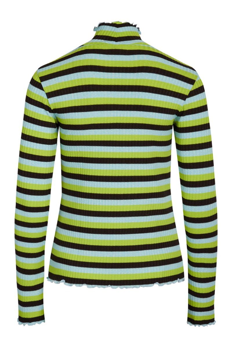 Mads Nørgaard - Bluse - Super Stripe Trevor Top - Super Stripe Wren