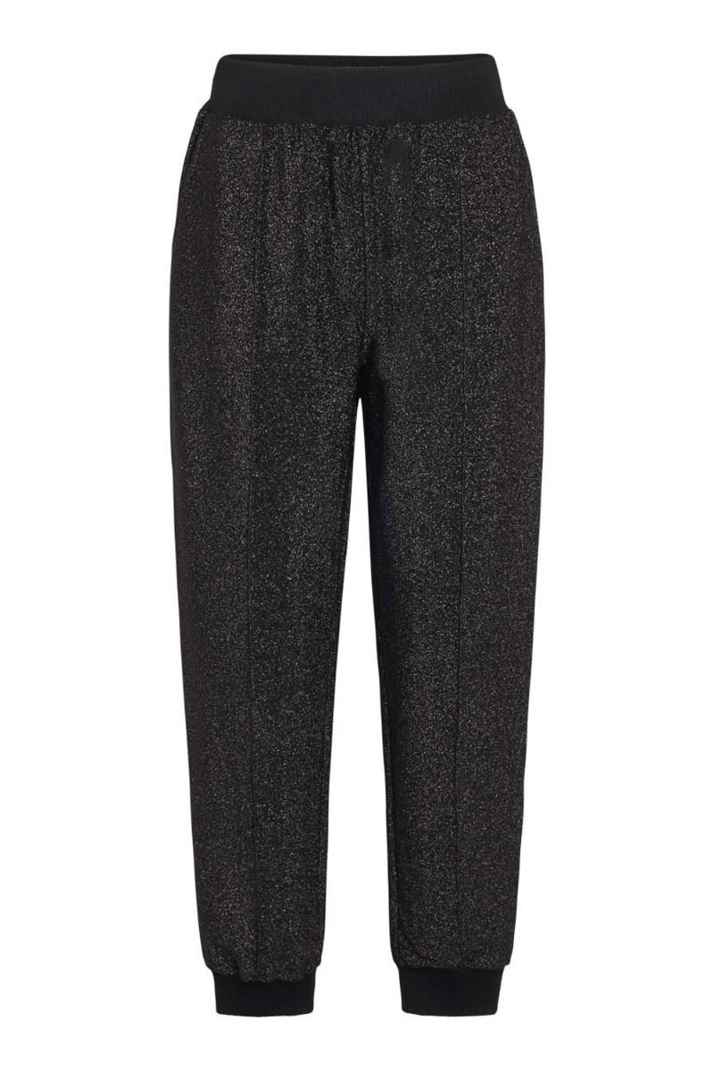 Mads Nørgaard - Bukser - Glitter Stretch Katty Pants - Metallic Winetasting