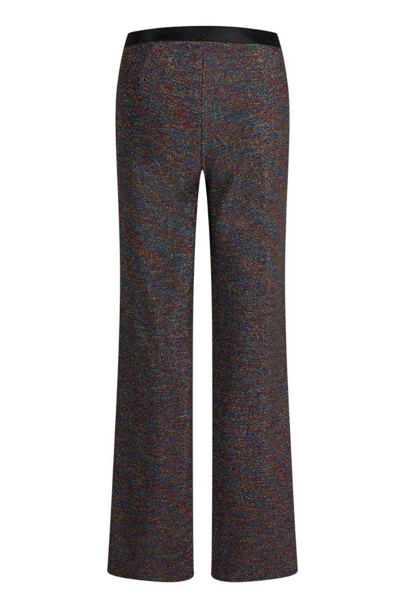 Mads Nørgaard - Bukser - Glitter Stretch Pirla Pants - Metallic Multi