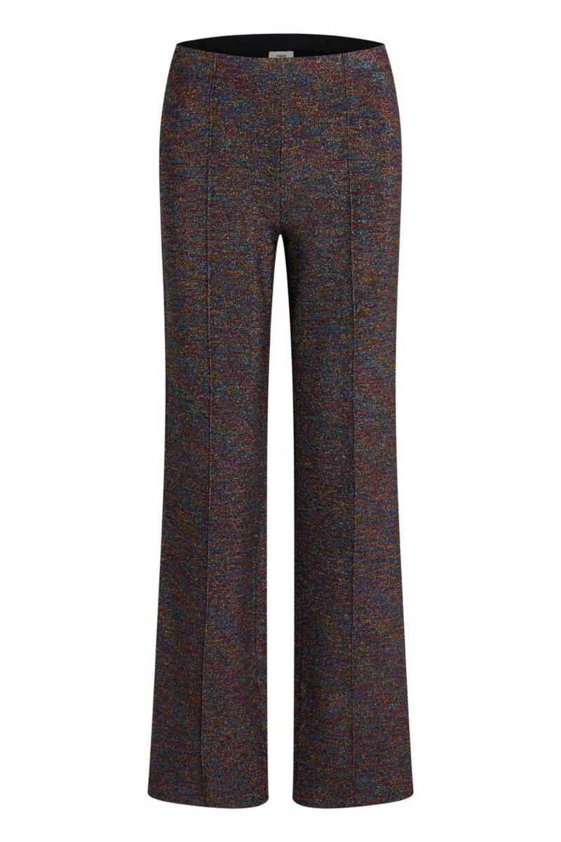 Mads Nørgaard - Bukser - Glitter Stretch Pirla Pants - Metallic Multi