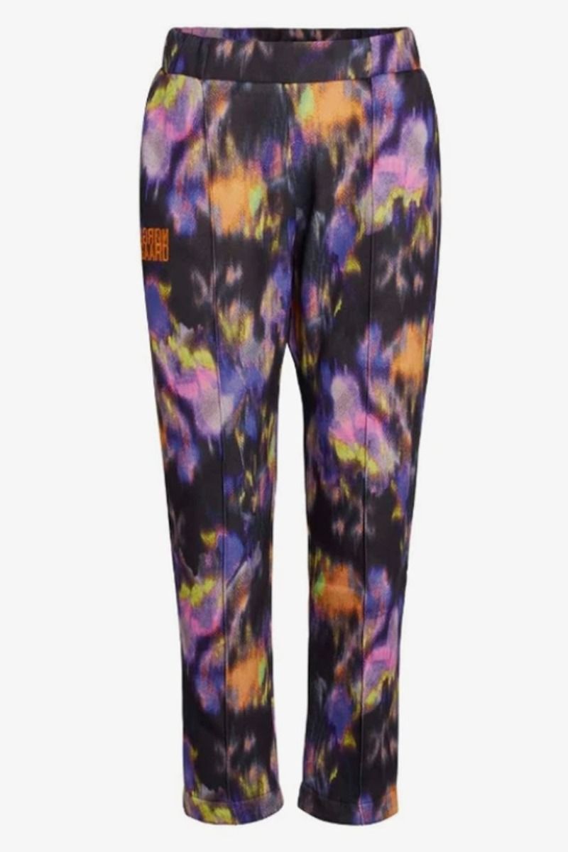 Mads Nørgaard - Bukser - Prue Pants Shiny Sweat - Multi Purple Hebe