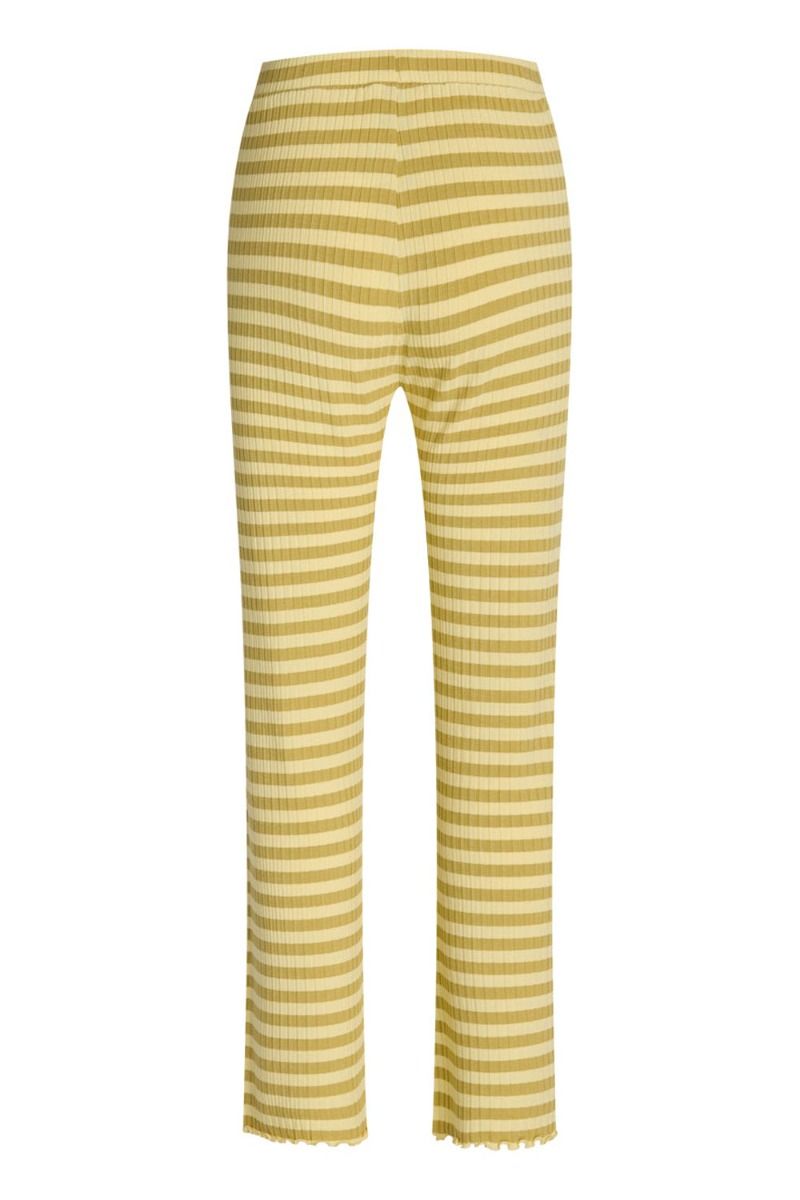 Mads Nørgaard - Bukser - 5x5 Stripe Lonnie Pants 5X5 - Stripe/Southern Moss