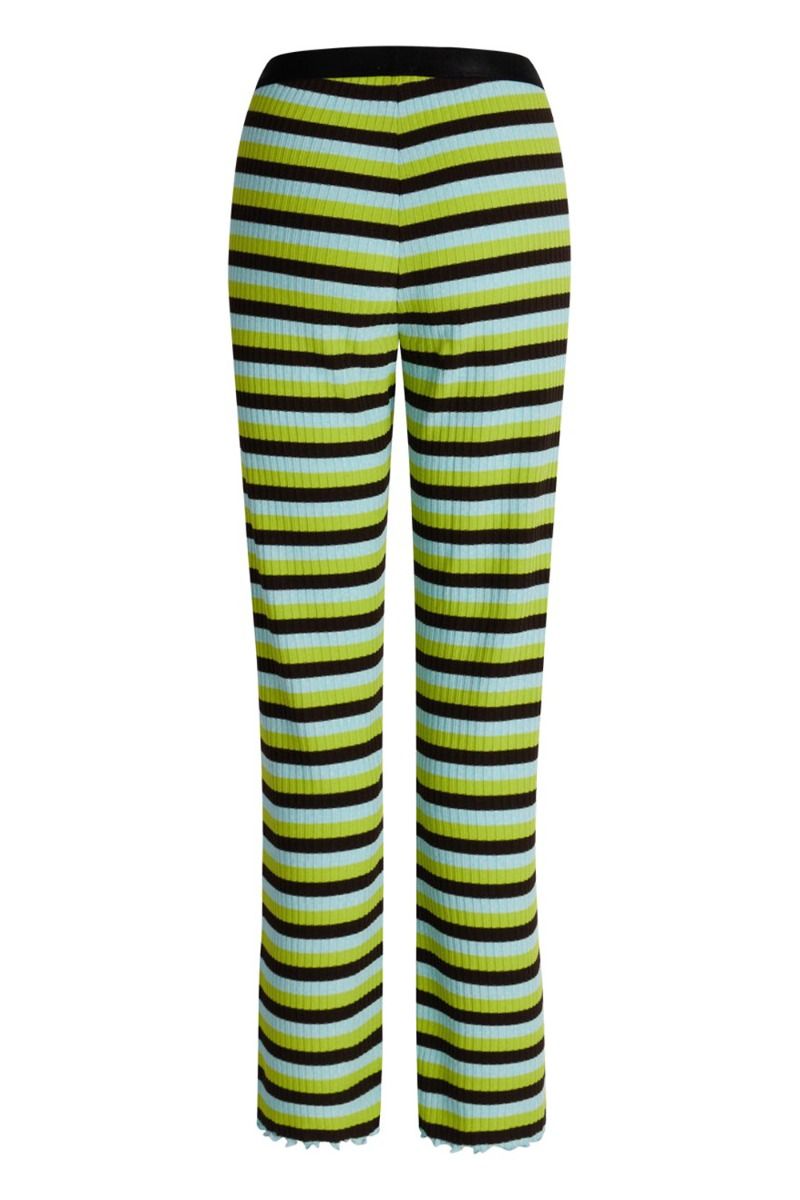 Mads Nørgaard - Bukser - Super Stripe Lonnie Pants - Super Stripe Wren