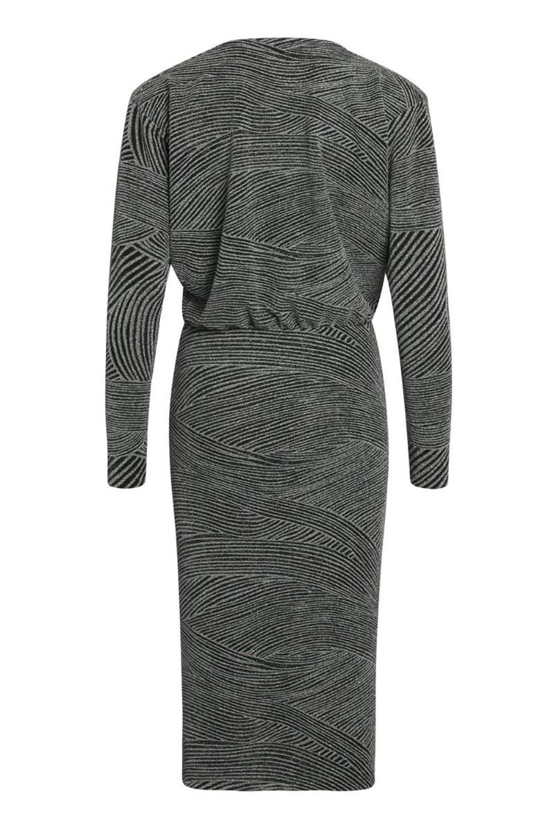 Mads Nørgaard - Kjole - Amazing Glitter Ross Dress - Black/Silver