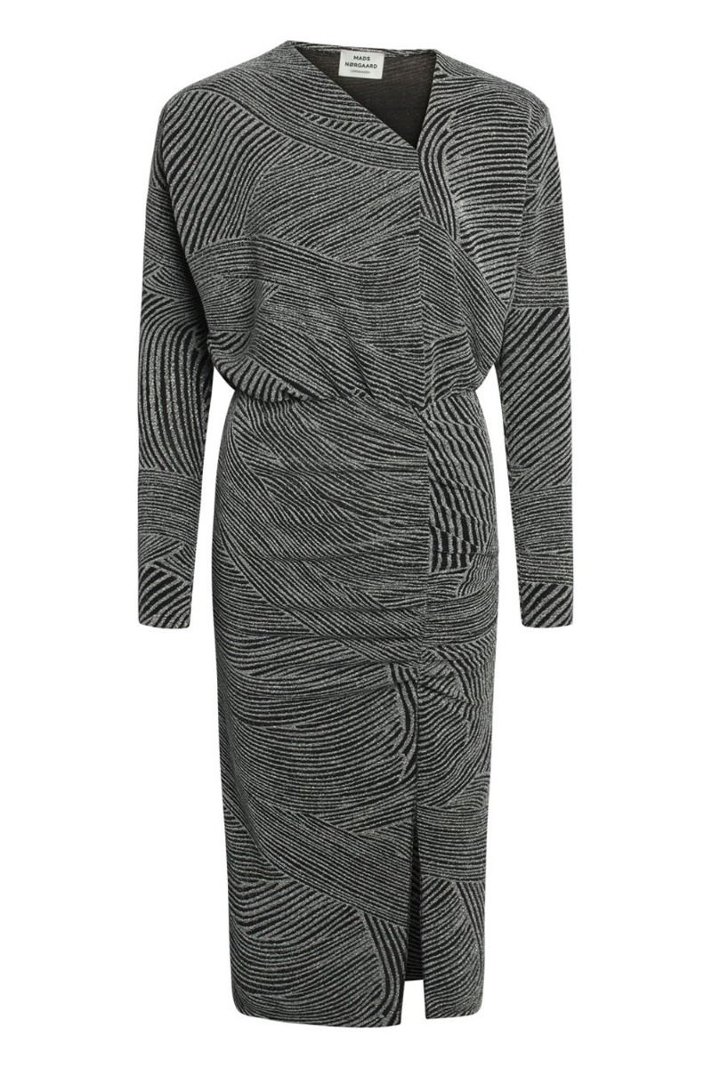 Mads Nørgaard - Kjole - Amazing Glitter Ross Dress - Black/Silver