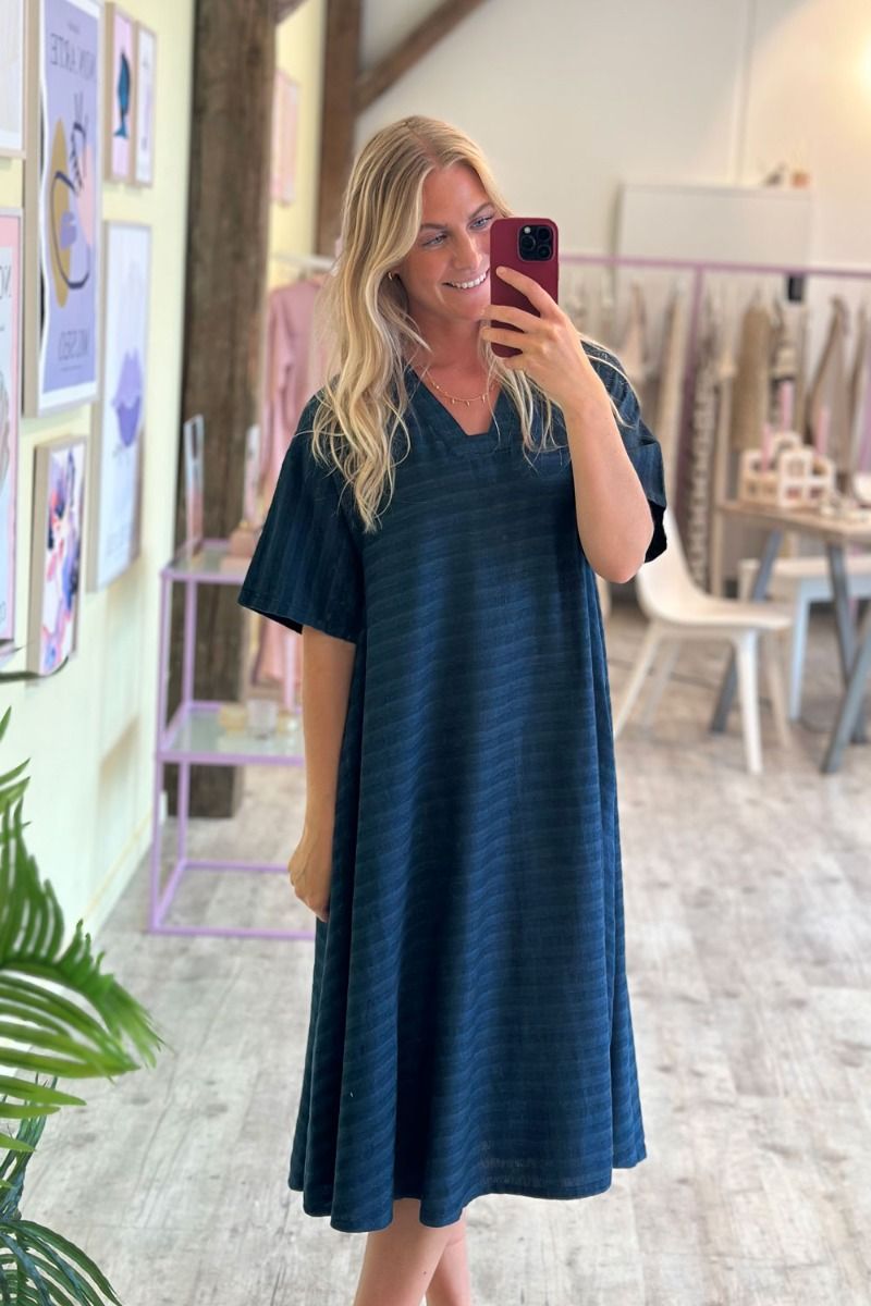 Mads Nørgaard - Kjole - Blust Trish Dress - Deep Well