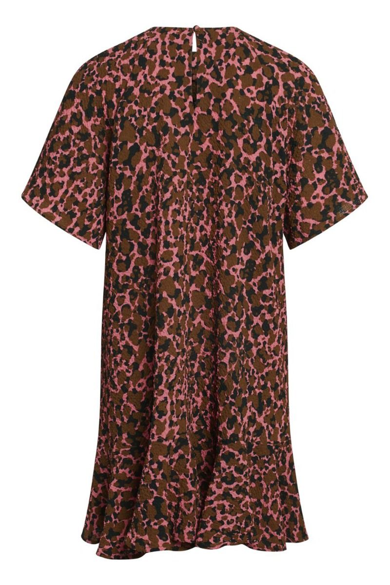 Mads Nørgaard - Kjole - Bumpy Flower Daria - Multi Strawberry Pink