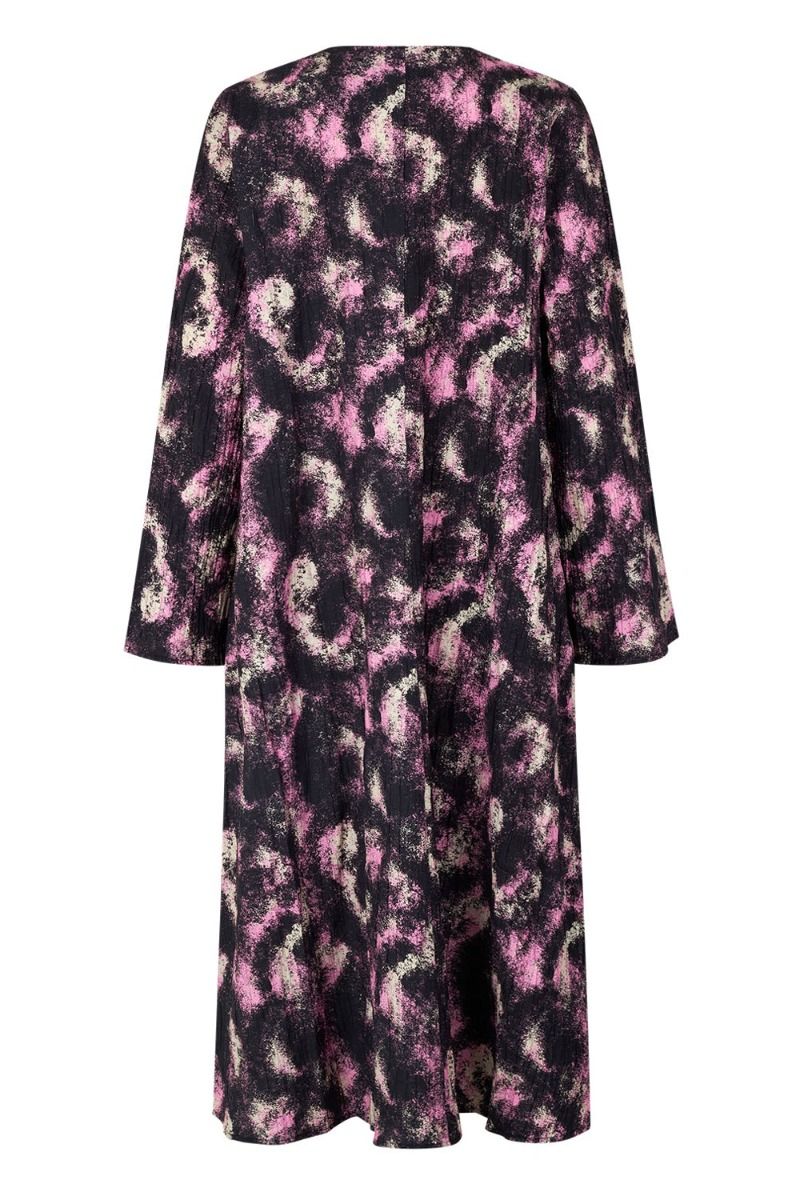 Mads Nørgaard - Kjole - Chakra Joy Dress - Spray Aop/Begonia Pink