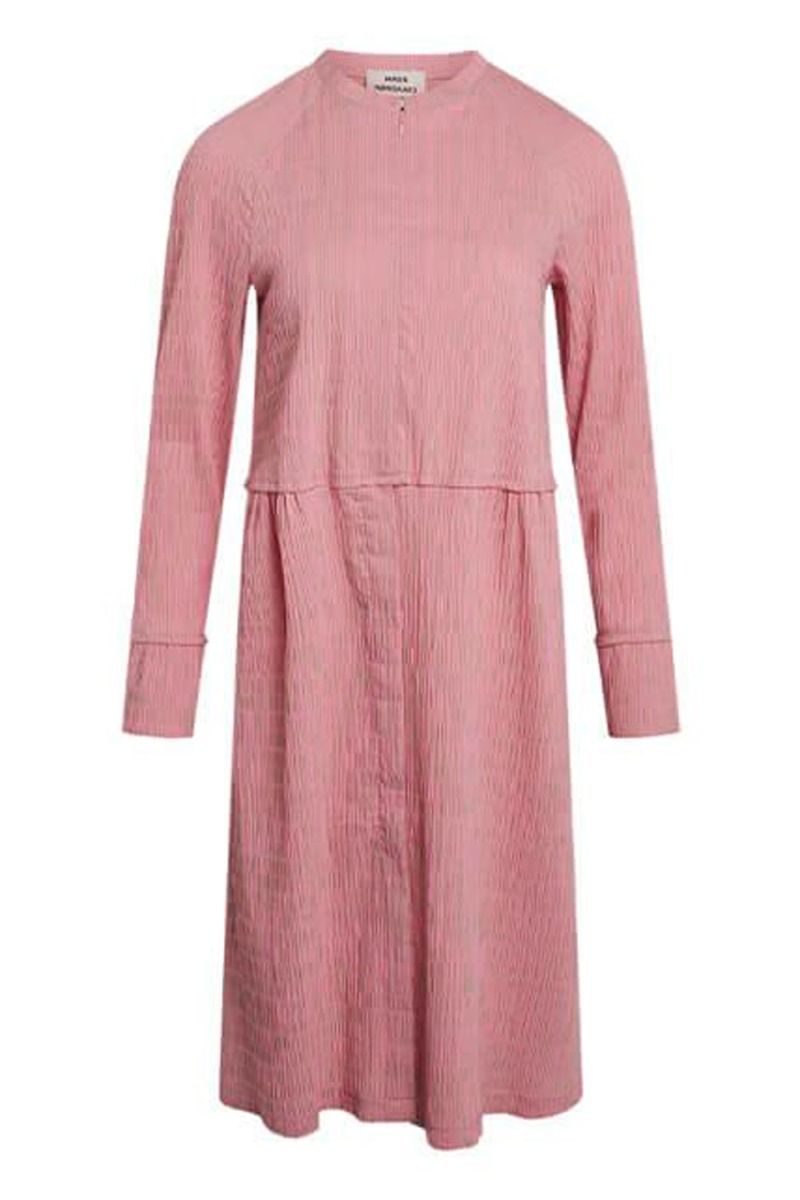 Mads Nørgaard - Kjole - Crinckle Pop Dupina Dress - Multi Strawberry Pink
