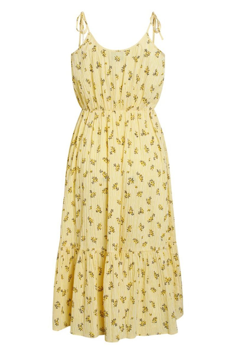 Mads Nørgaard - Kjole - Crinkle Print Pop Delfina - Sunny Flower