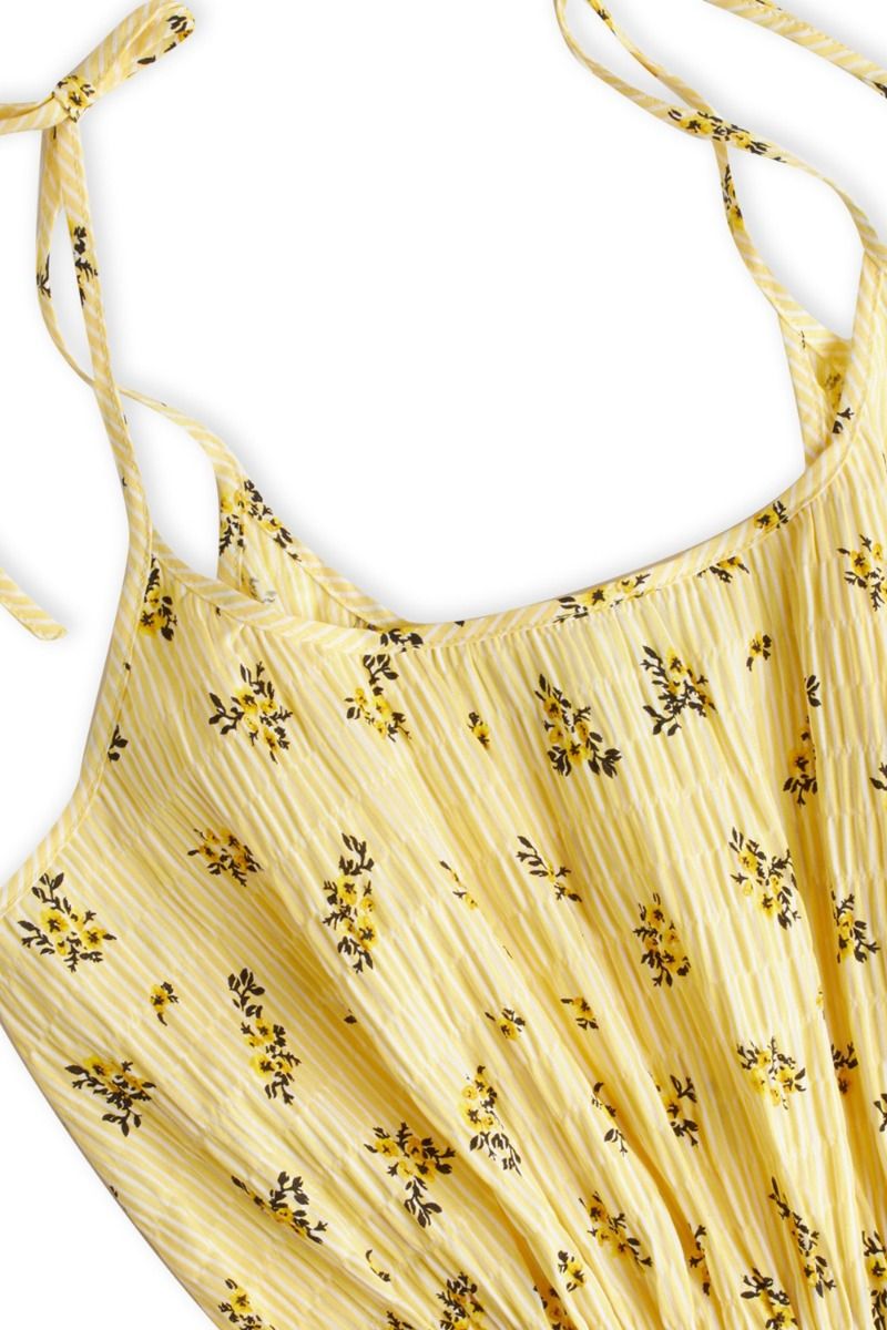 Mads Nørgaard - Kjole - Crinkle Print Pop Delfina - Sunny Flower