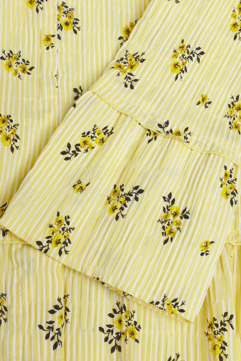 Mads Nørgaard - Kjoler - Crinkle Print Pop Dupina - Sunny Flower
