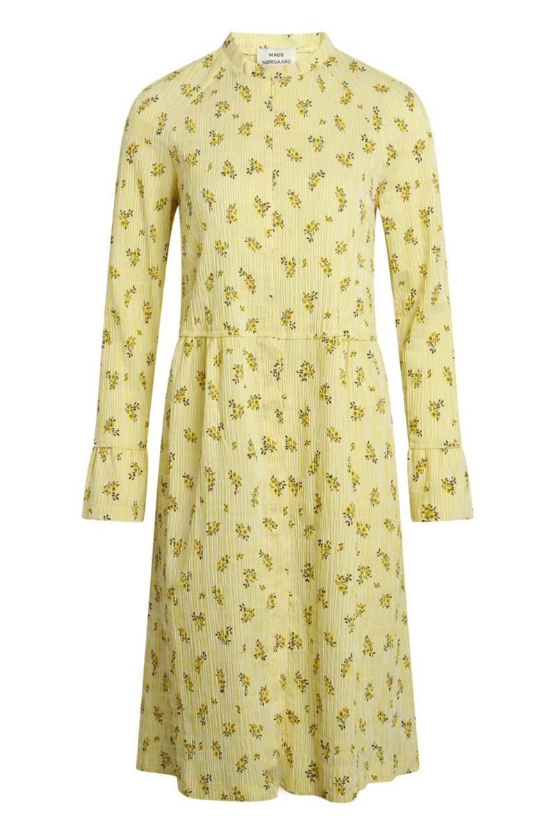 Mads Nørgaard - Kjoler - Crinkle Print Pop Dupina - Sunny Flower