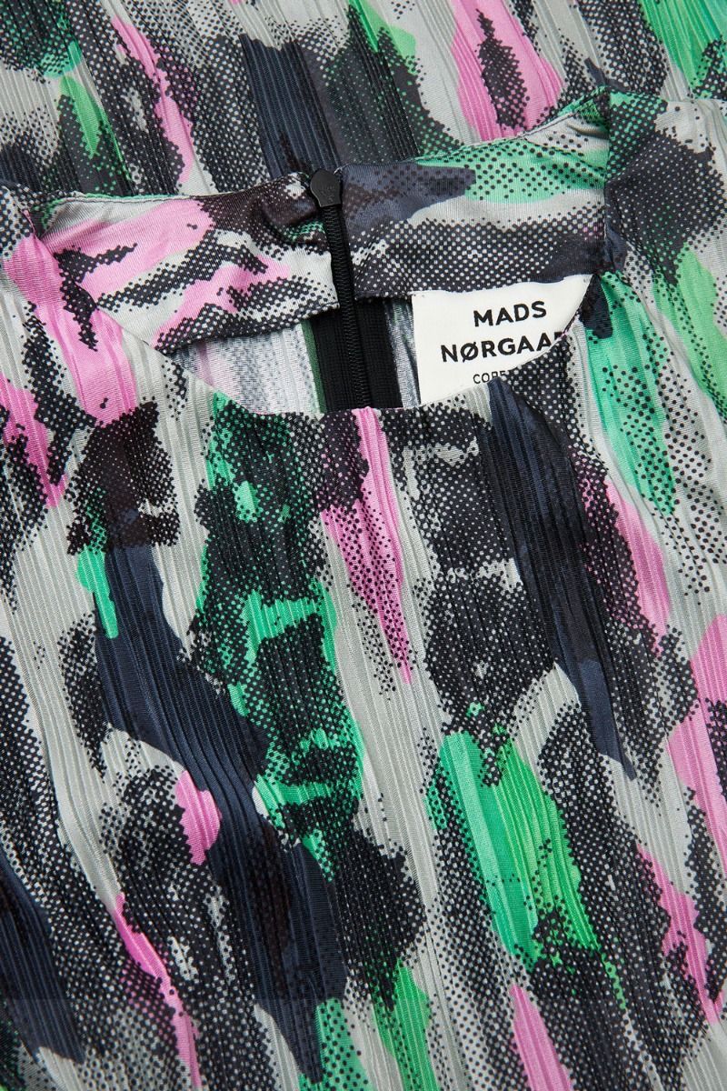 Mads Nørgaard - Kjole - Dantel Beate Dress - Mesh Aop/Andean Toucan