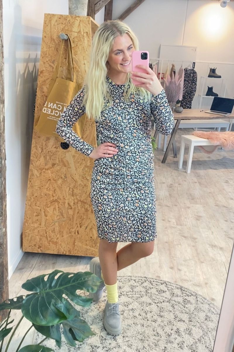 Mads Nørgaard - Kjole - Flexi Stretch Dimma - Black Leo