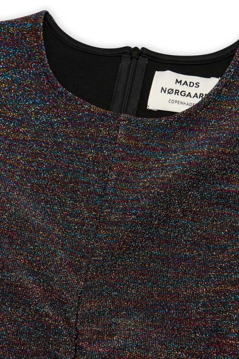 Mads Nørgaard - Kjole - Glitter Stretch Dion Dress - Metallic Multi