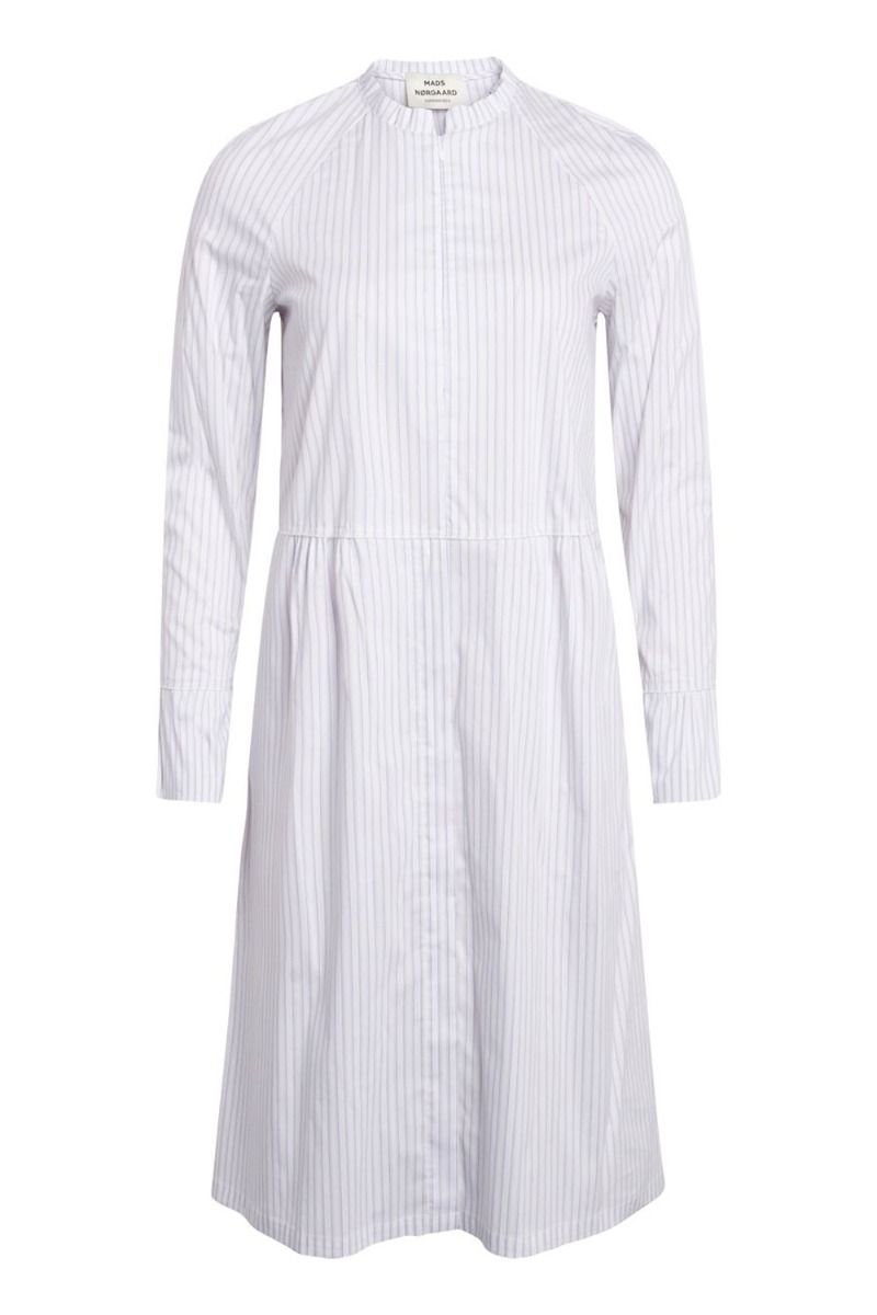 Mads Nørgaard - Kjole - Organic Poplin Dupina - Multi Snowwhite