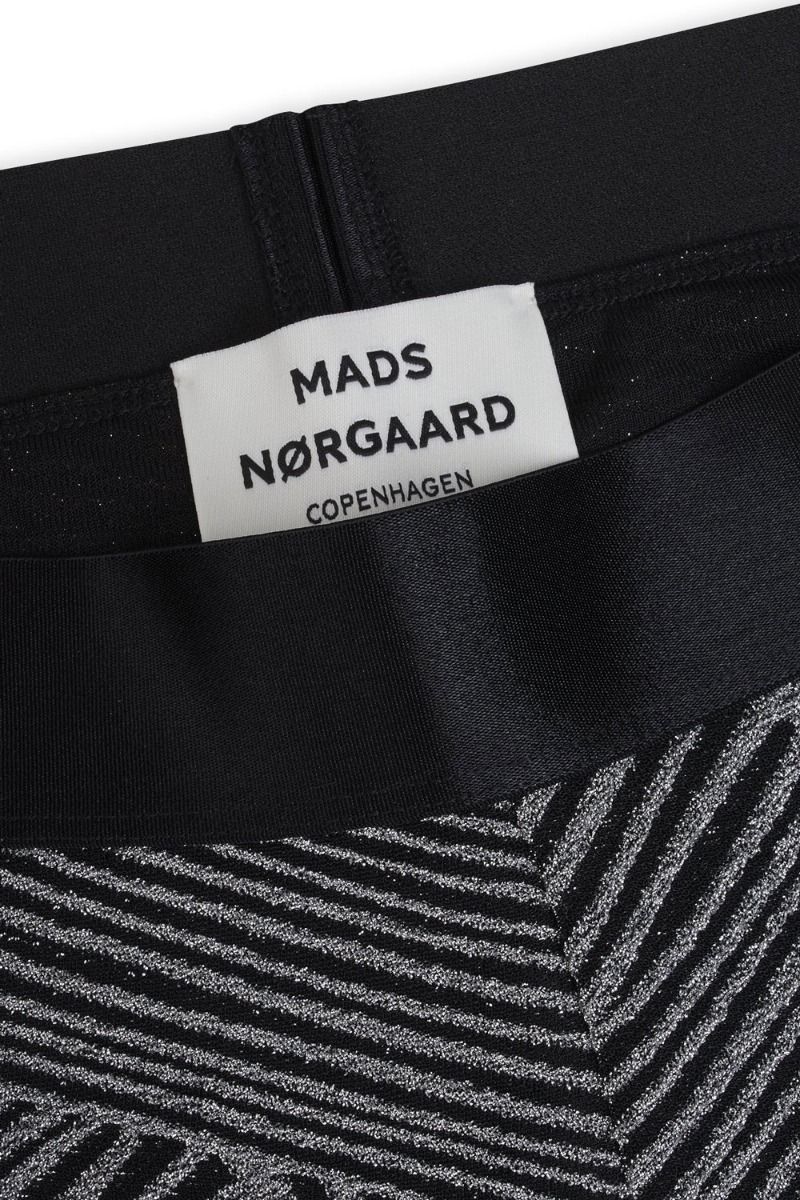 Mads Nørgaard - Leggings - Amazing Glitter Lisa Leggings - Black/Silver
