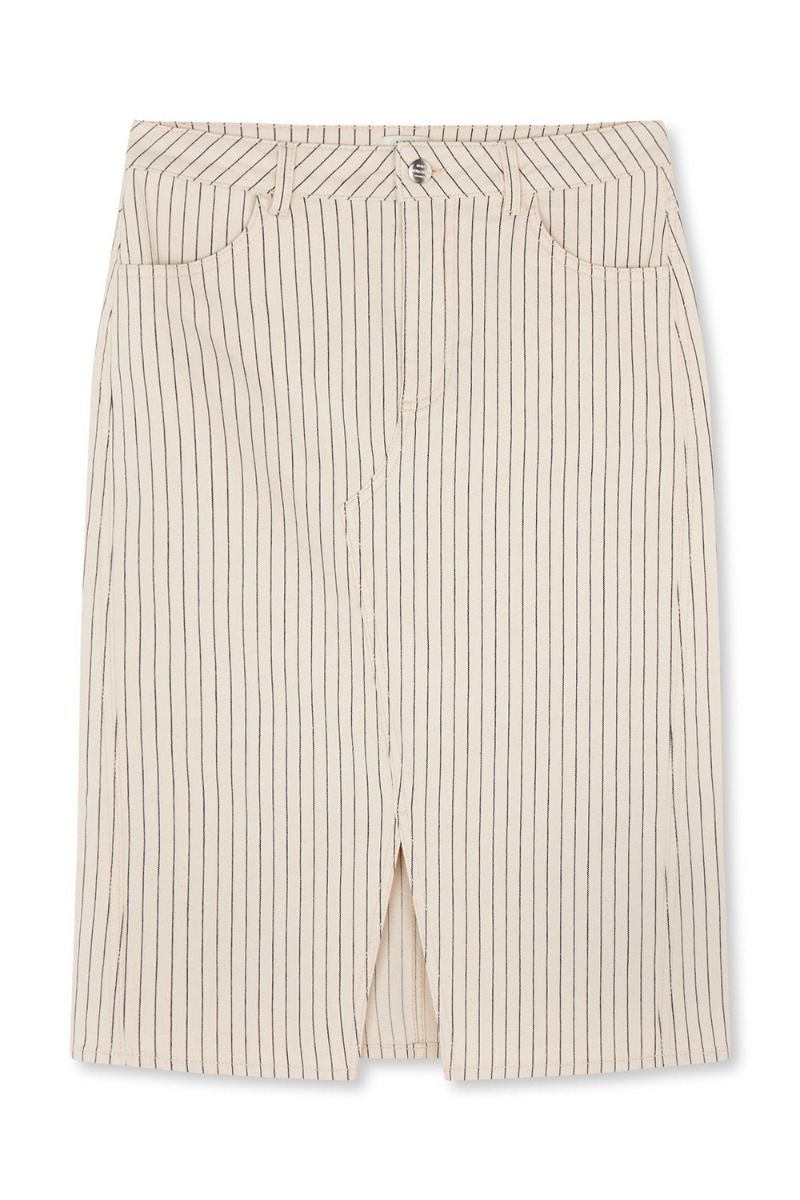 Mads Nørgaard - Nederdel - Field Pin Kenley Skirt - Whitecap Gray