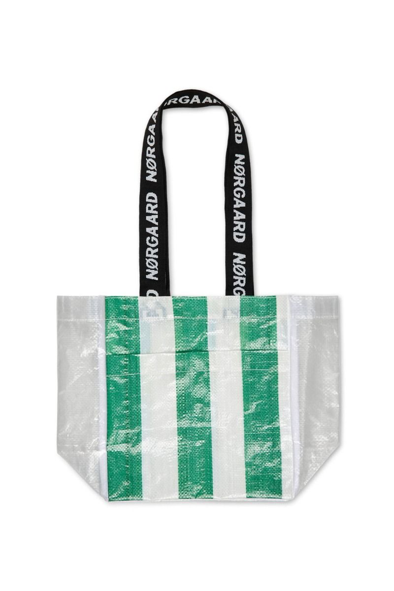 Mads Nørgaard - Taske - Laundrette Mirca Bag - Classic Green/White 