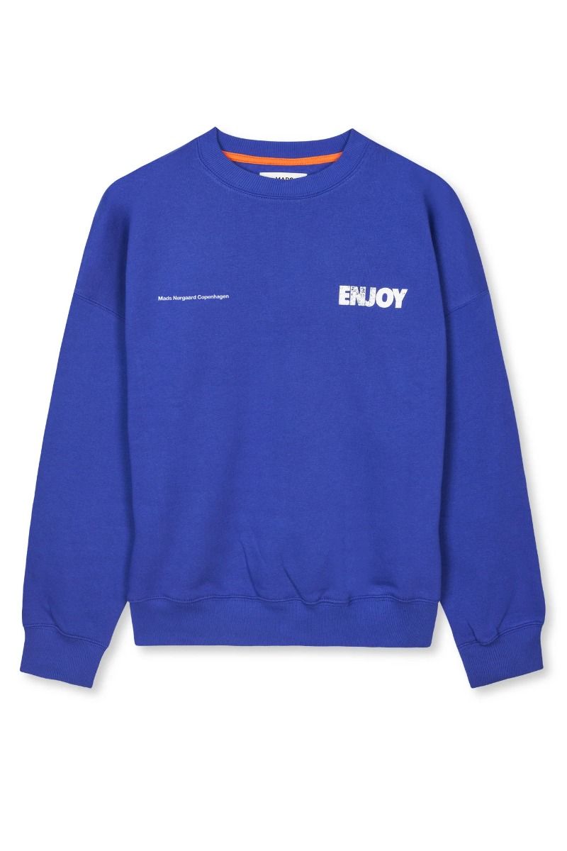 Mads Nørgaard - Sweat - Organic Sweat Atli Sweatshirt - Bluing