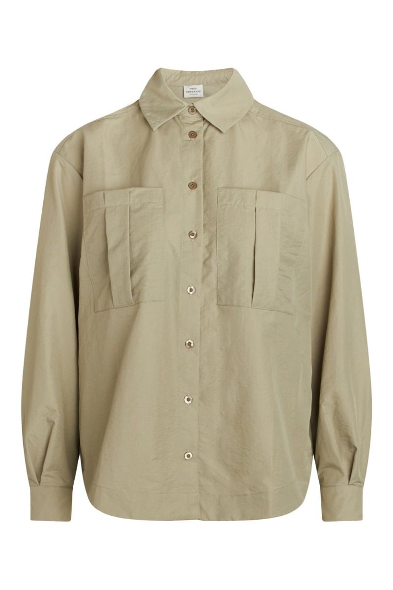 Mads Nørgaard - Skjorte - Airy Tech Suki Shirt - Elm