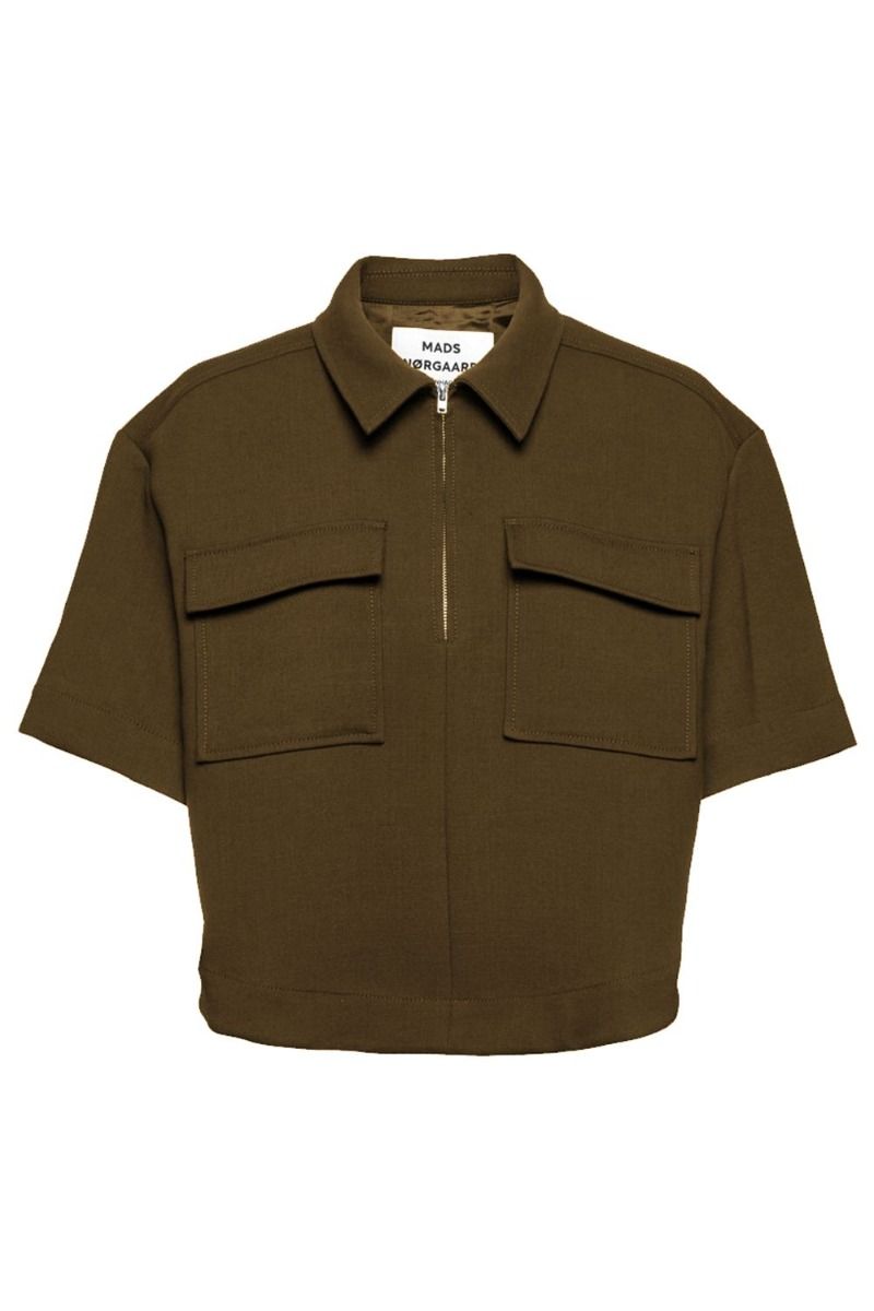 Mads Nørgaard - Skjorte - Heavy Twill Sia Shirt - Beech