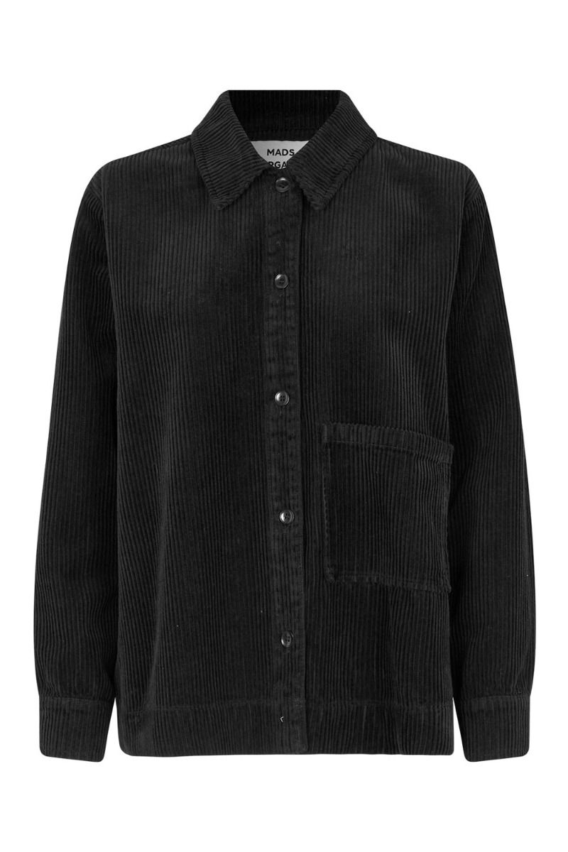 Mads Nørgaard - Skjorte - Karmen Gail Shirt - Black