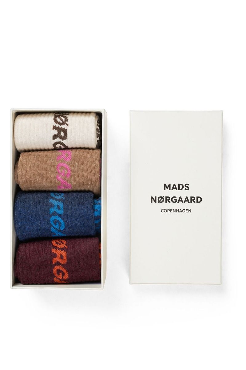 Mads Nørgaard - Strømper - Sock Box Logo Step - Sub Logo Step