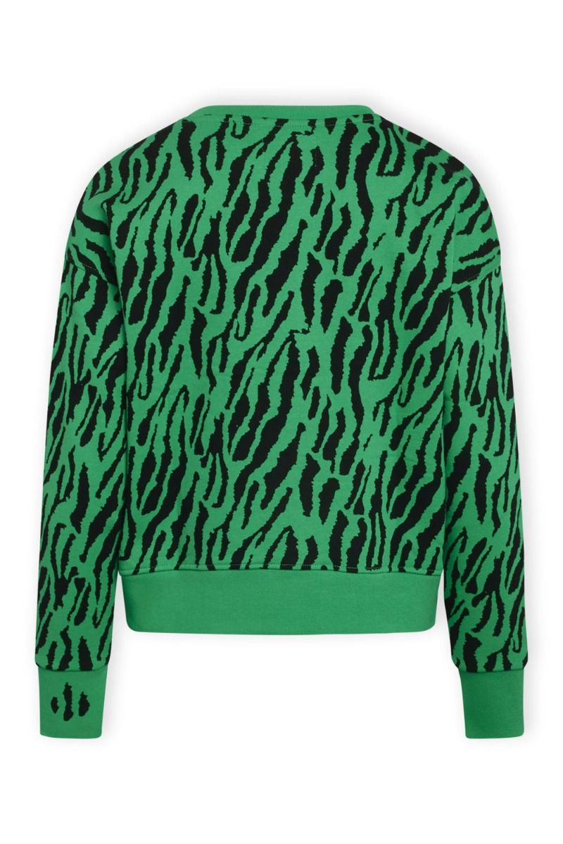 Mads Nørgaard - Sweat - Organic Sweat Tilvina Print - Multi Deep Mint